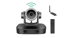 Wireless PTZ Webcam for Video Conference with Fixed Zoom, HDR, Noise Reduction